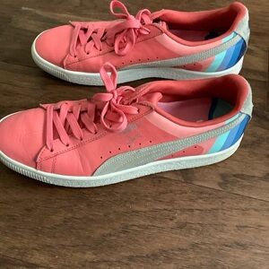 Puma Pink Dolphin X "Clyde" Sneakers Sz 10 Walt Frazier Classic